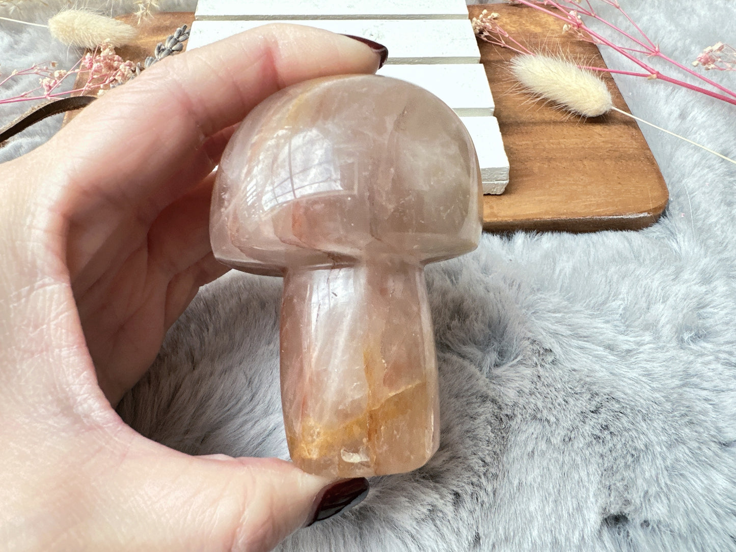 Hematoid Quartz Mushroom