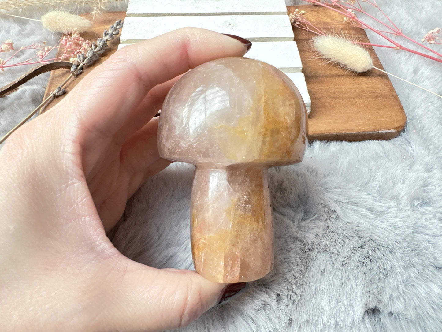Hematoid Quartz Mushroom