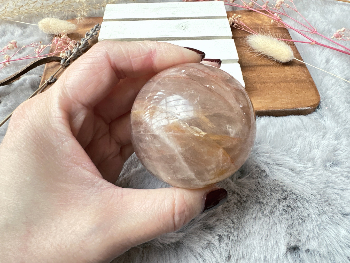 Hematoid Quartz Mushroom