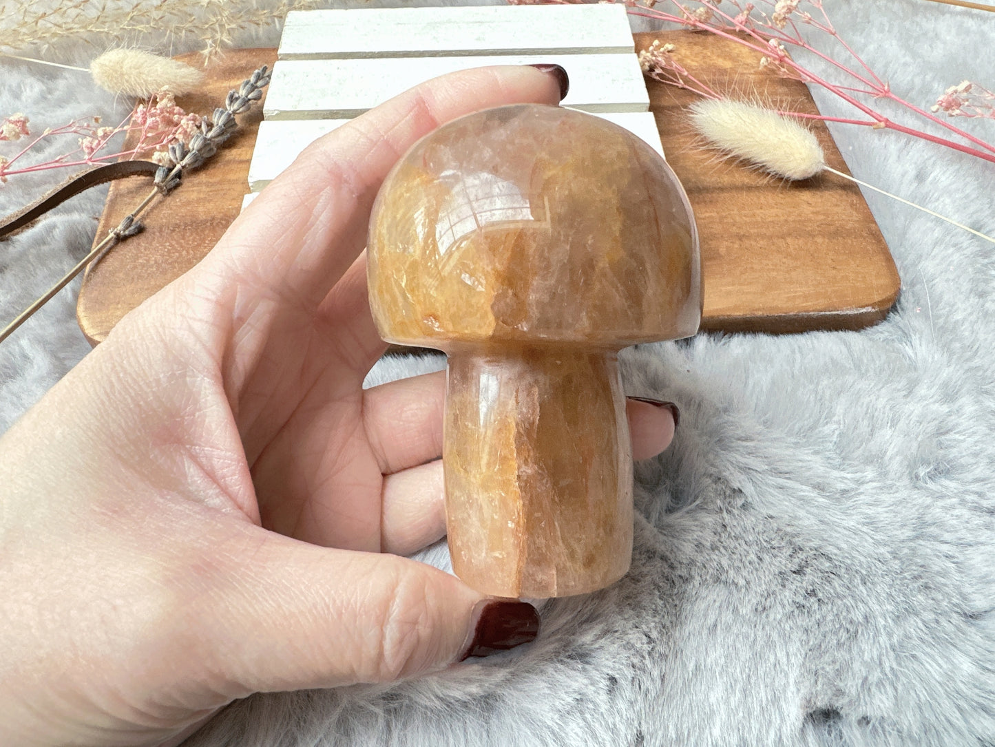Hematoid Quartz Mushroom