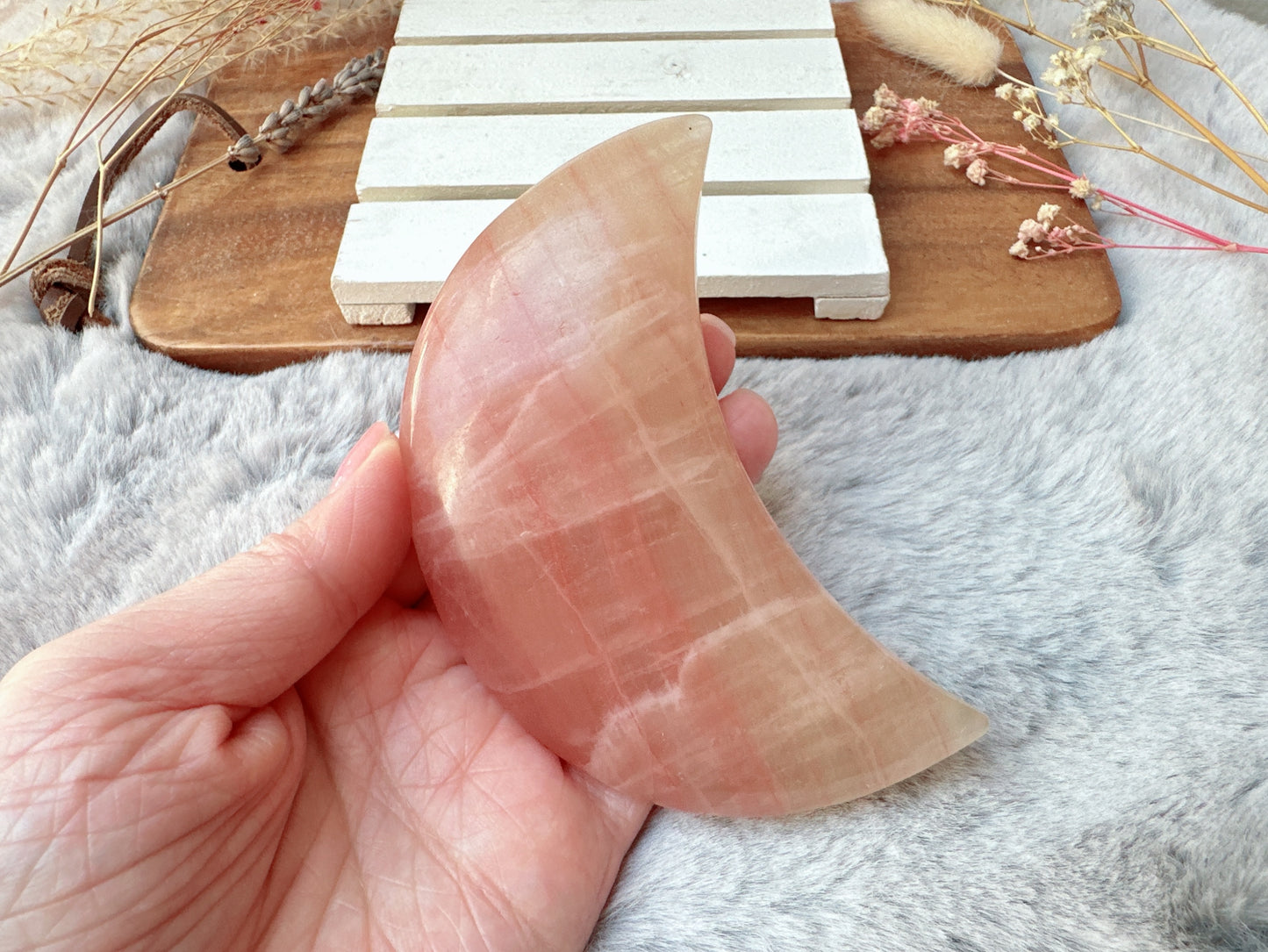 Rose Calcite Moon (Matte Polish)