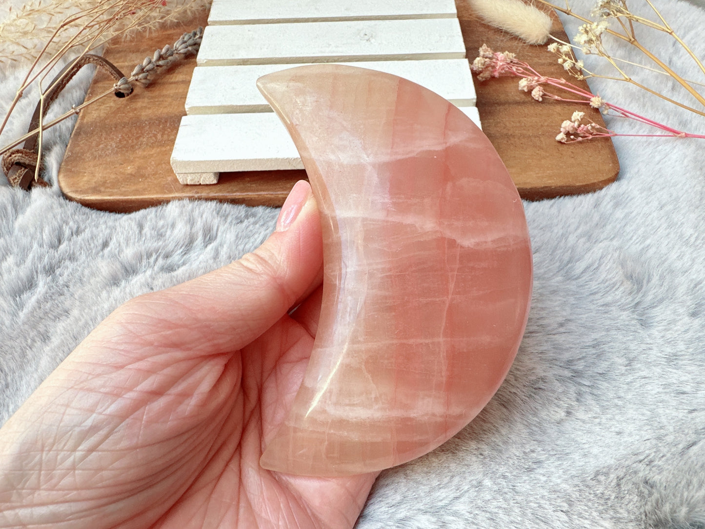 Rose Calcite Moon (Matte Polish)