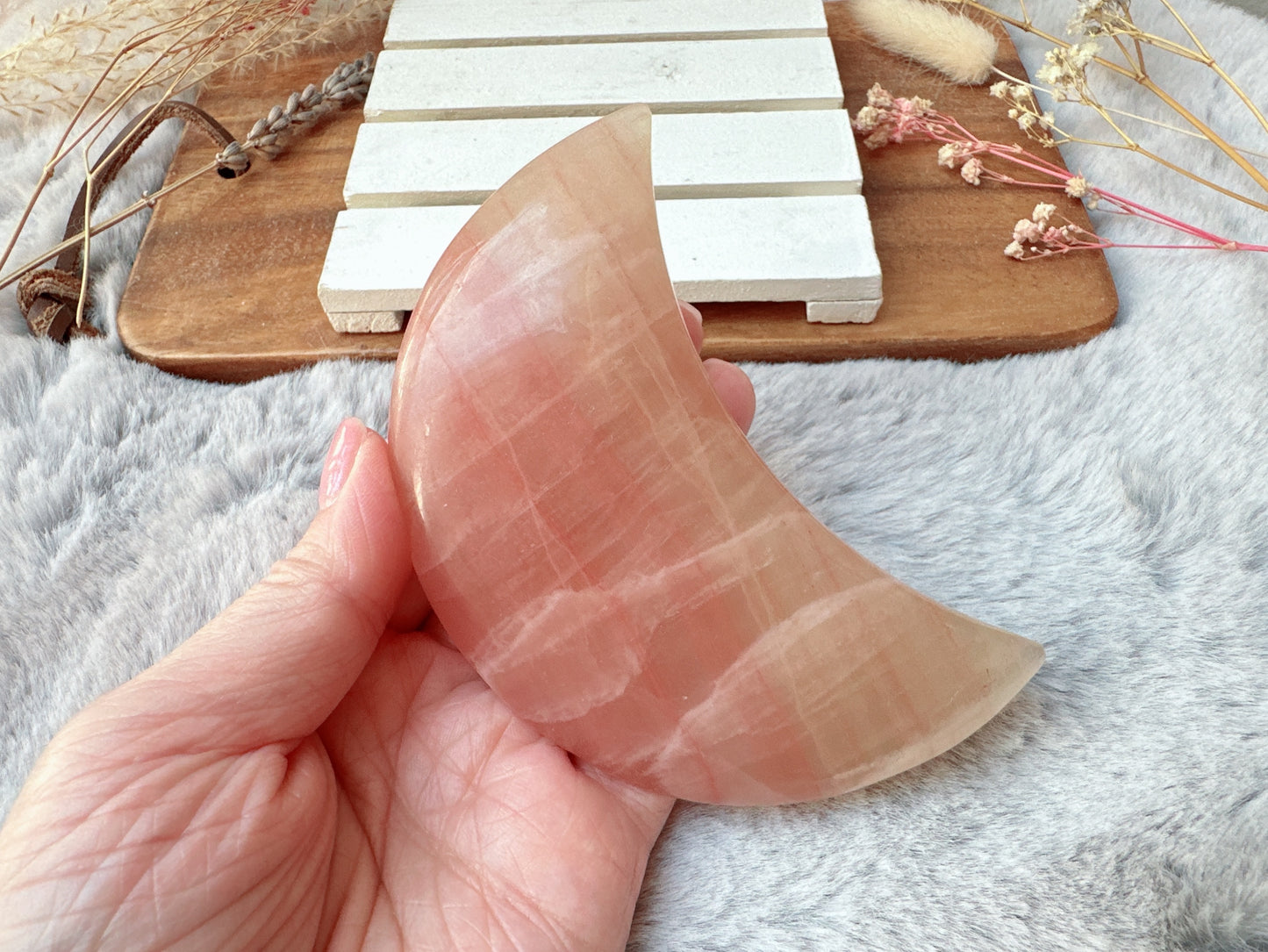 Rose Calcite Moon (Matte Polish)