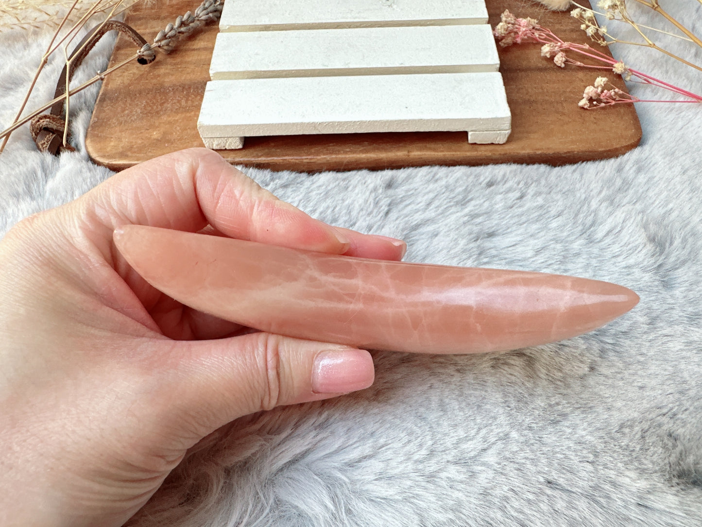 Rose Calcite Moon (Matte Polish)