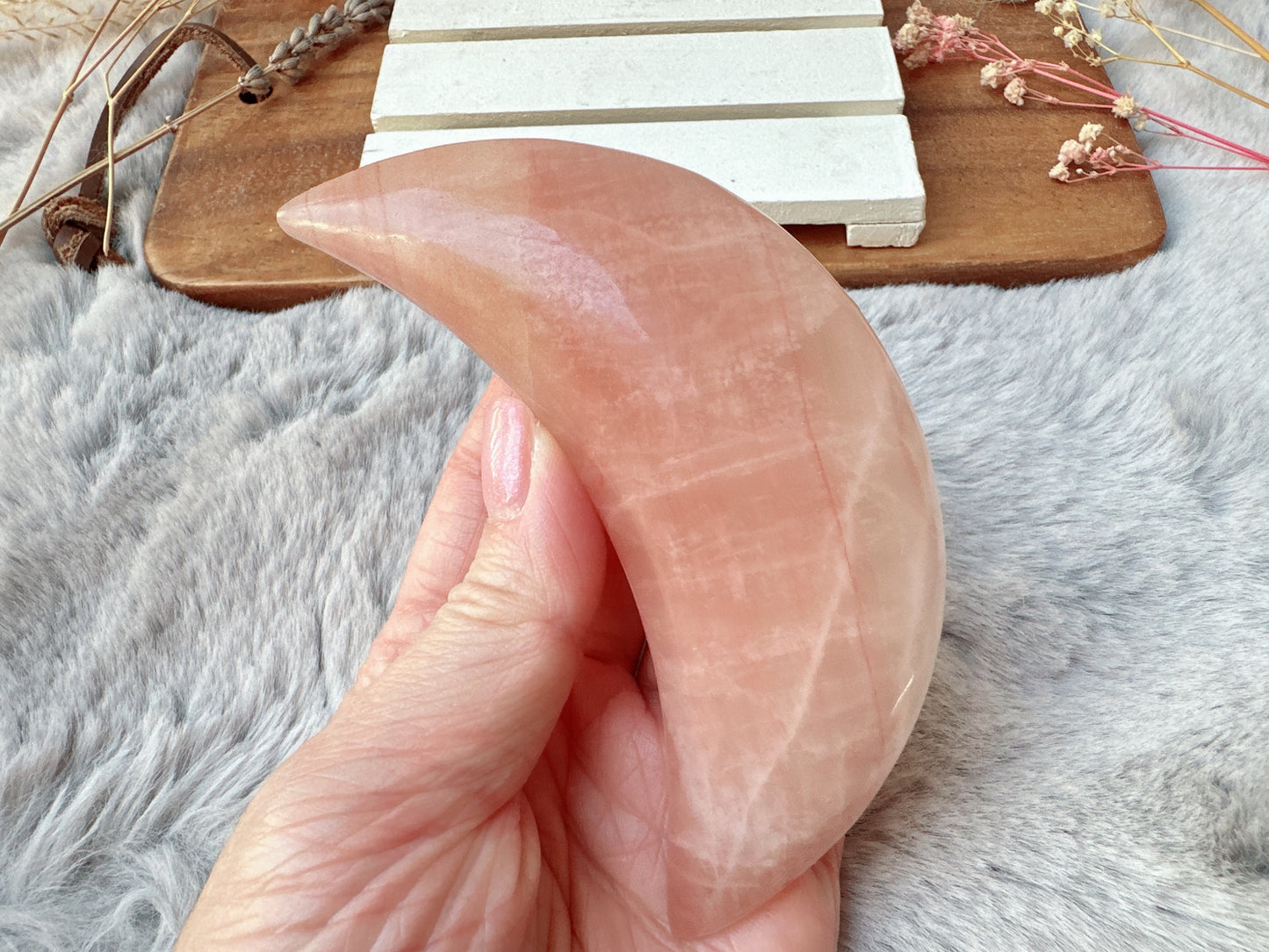 Rose Calcite Moon (Matte Polish)
