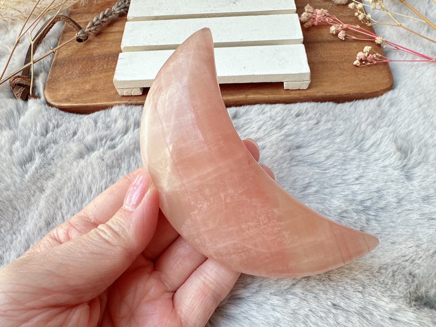 Rose Calcite Moon (Matte Polish)