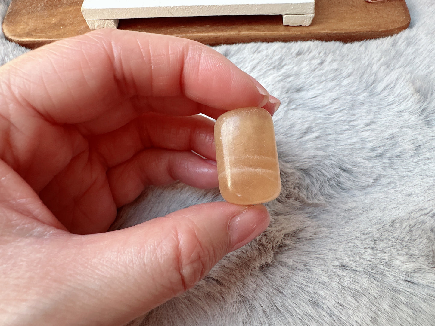 Honey Calcite Tumble