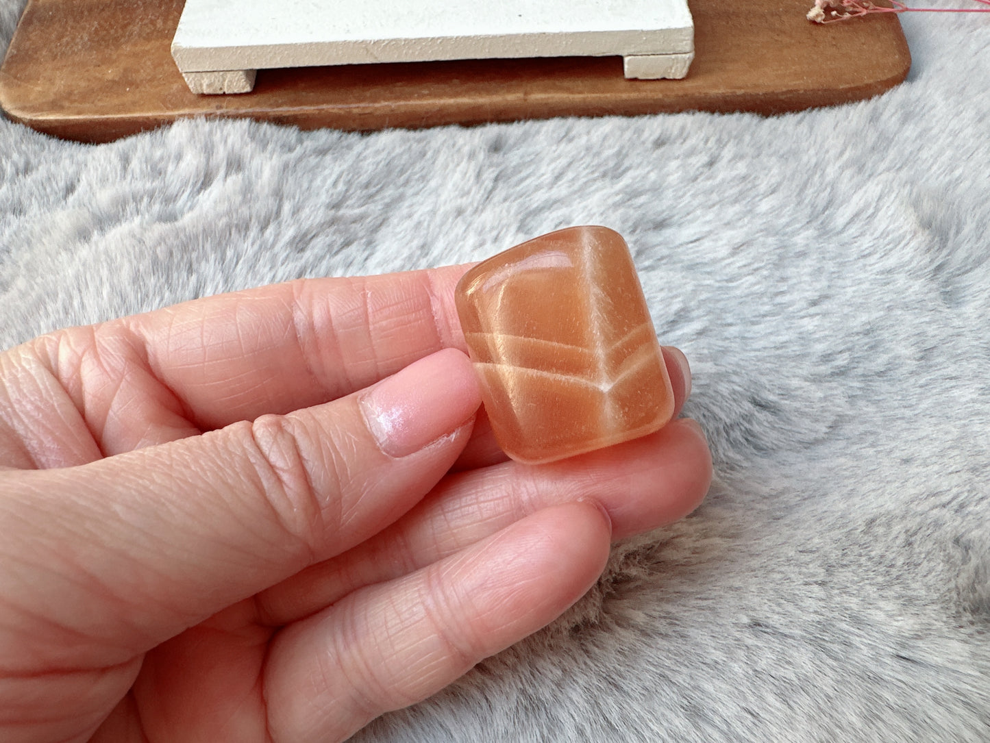 Honey Calcite Tumble