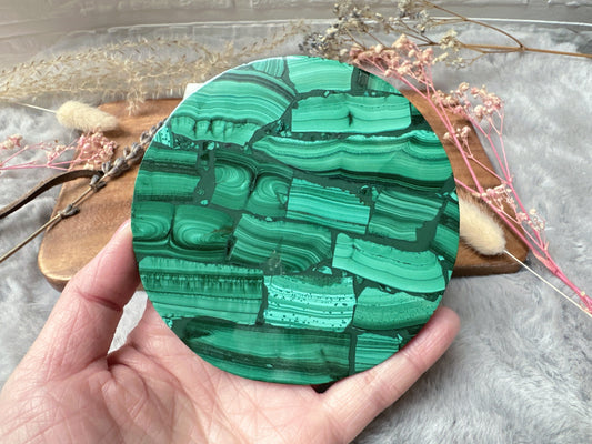 Malachite Round Slab
