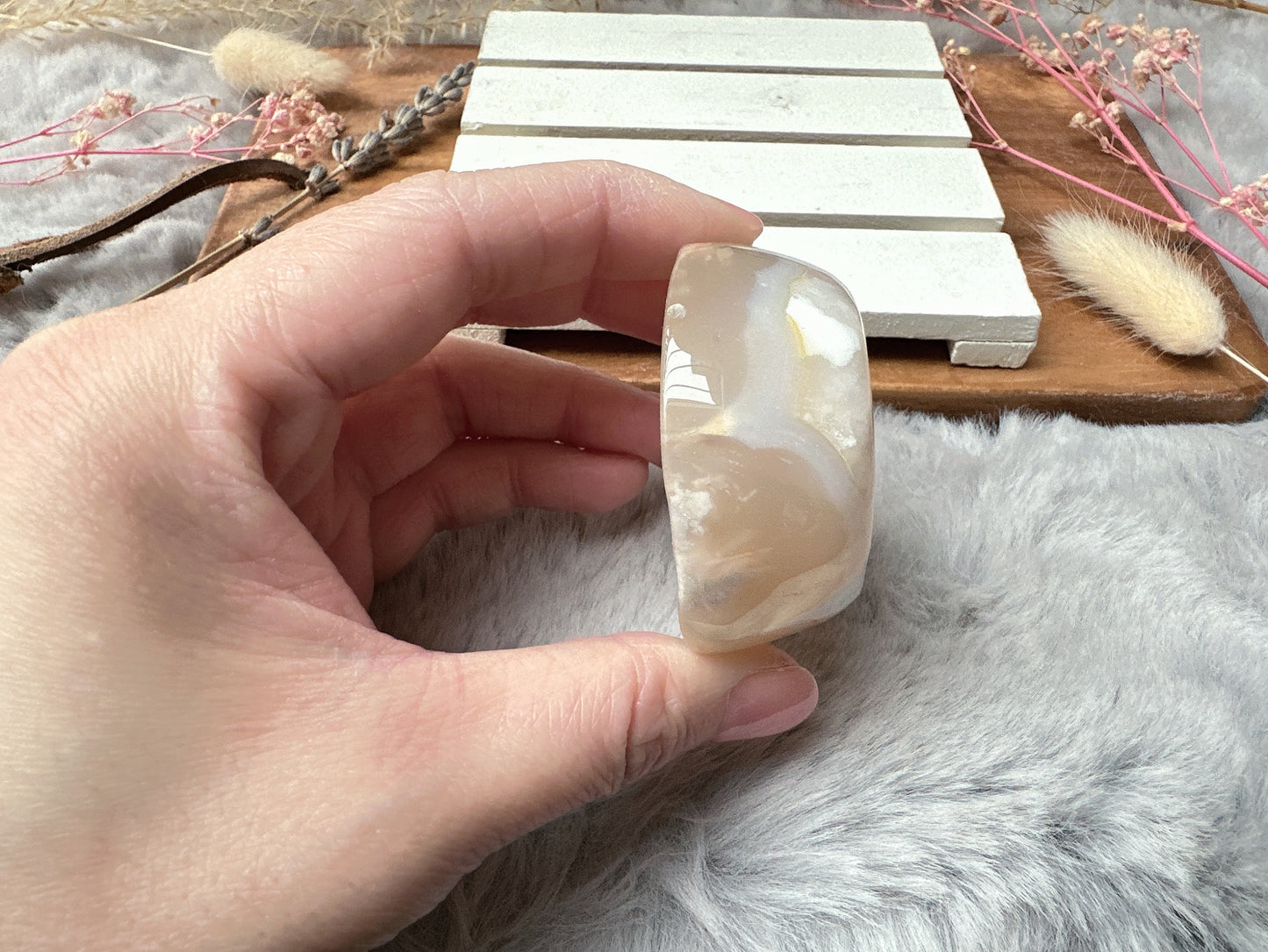 Mini Flower Agate Bowl/Dish