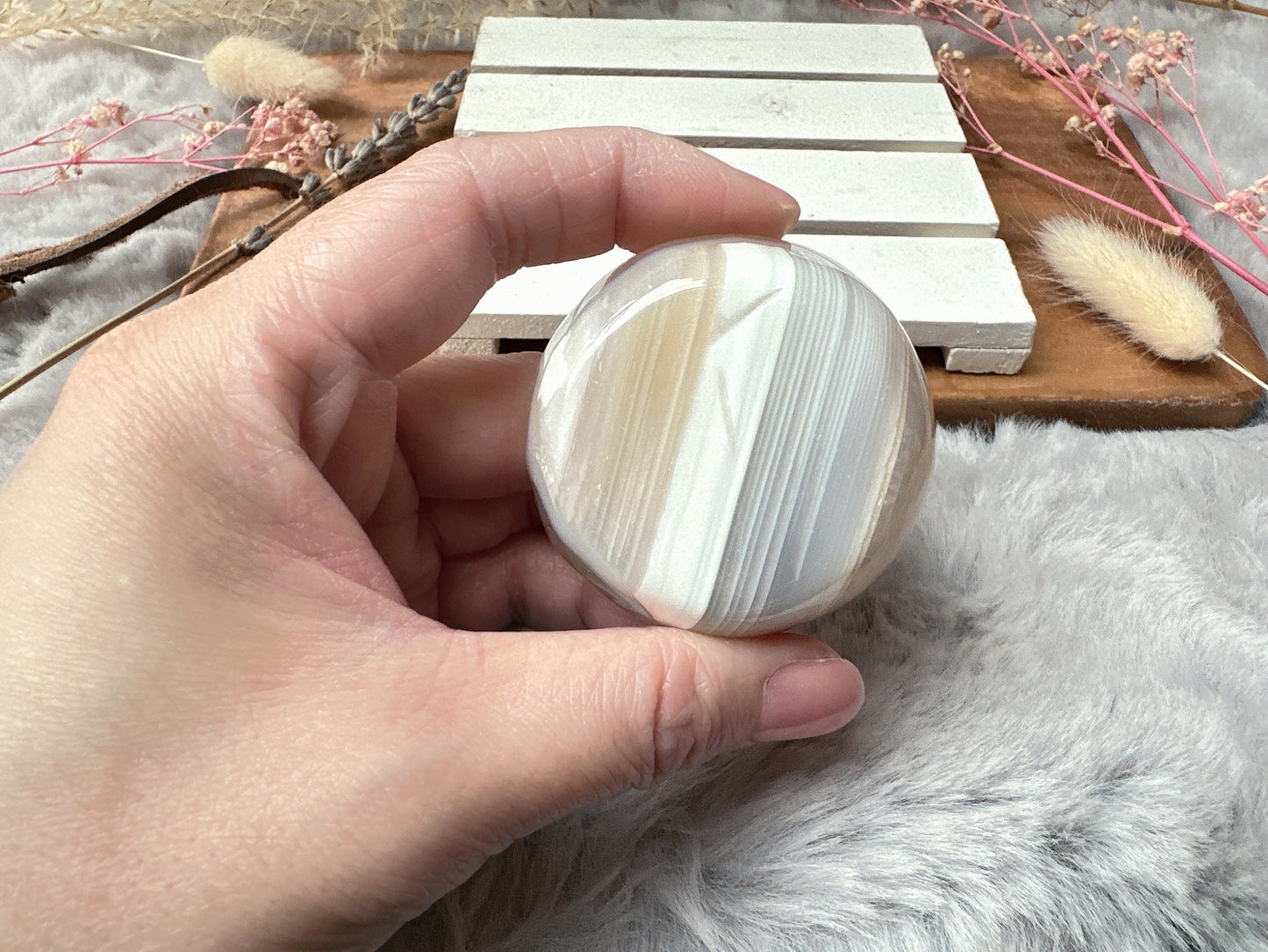 Mini Flower Agate Bowl/Dish