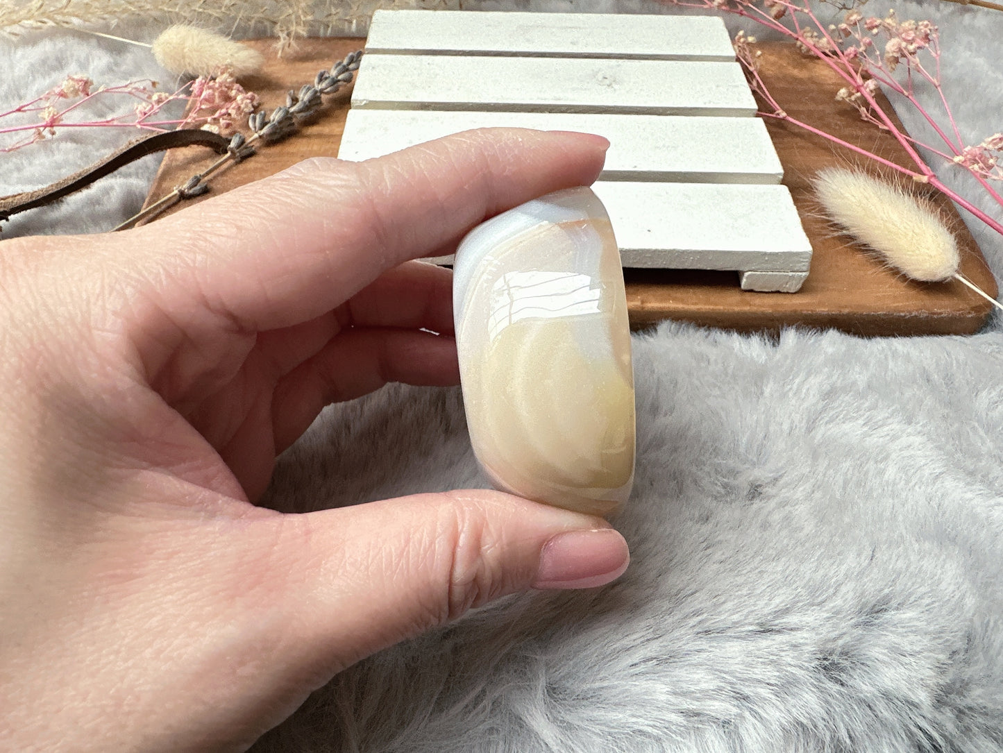 Mini Flower Agate Bowl/Dish