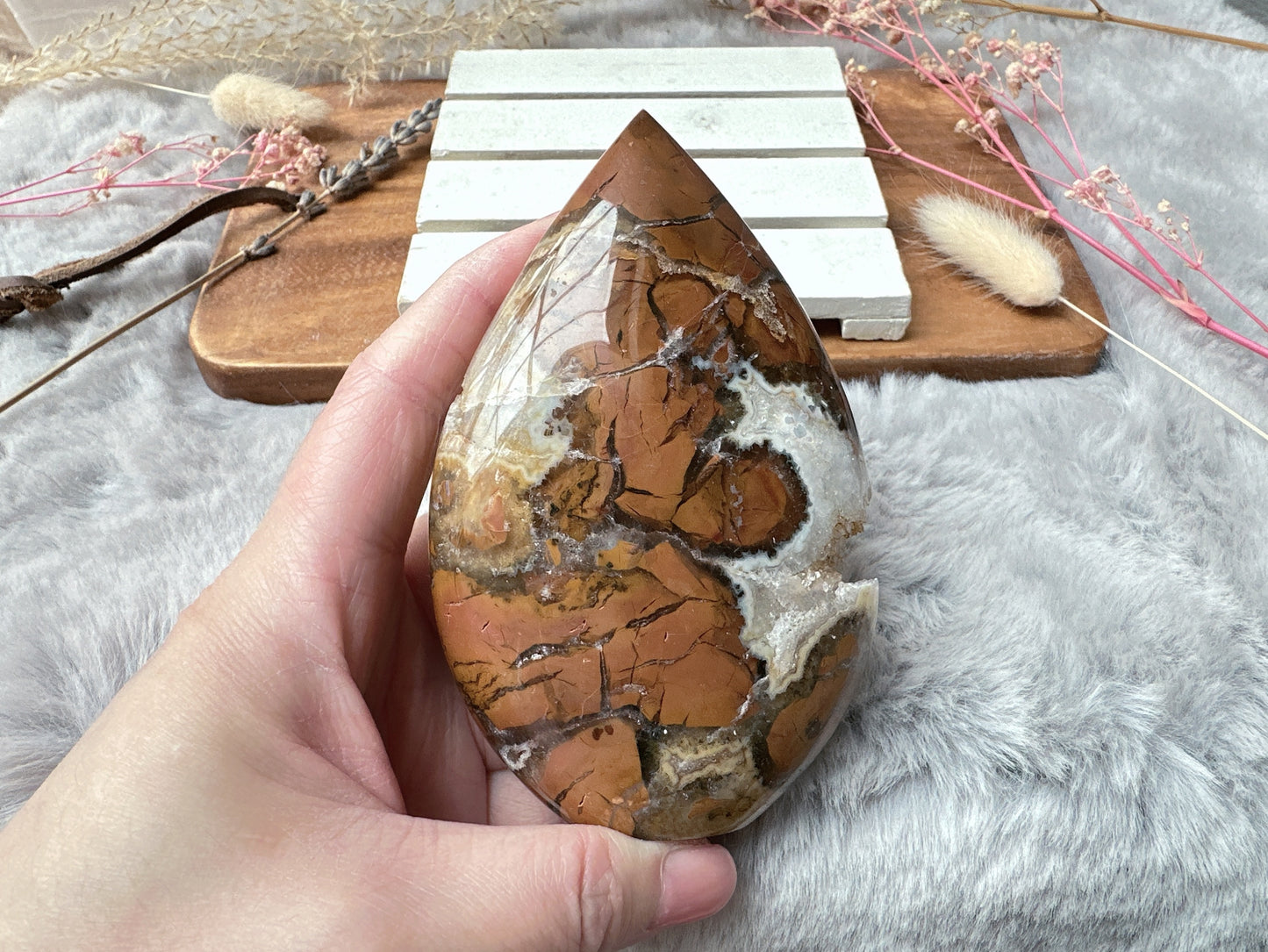 Brecciated Jasper Flame