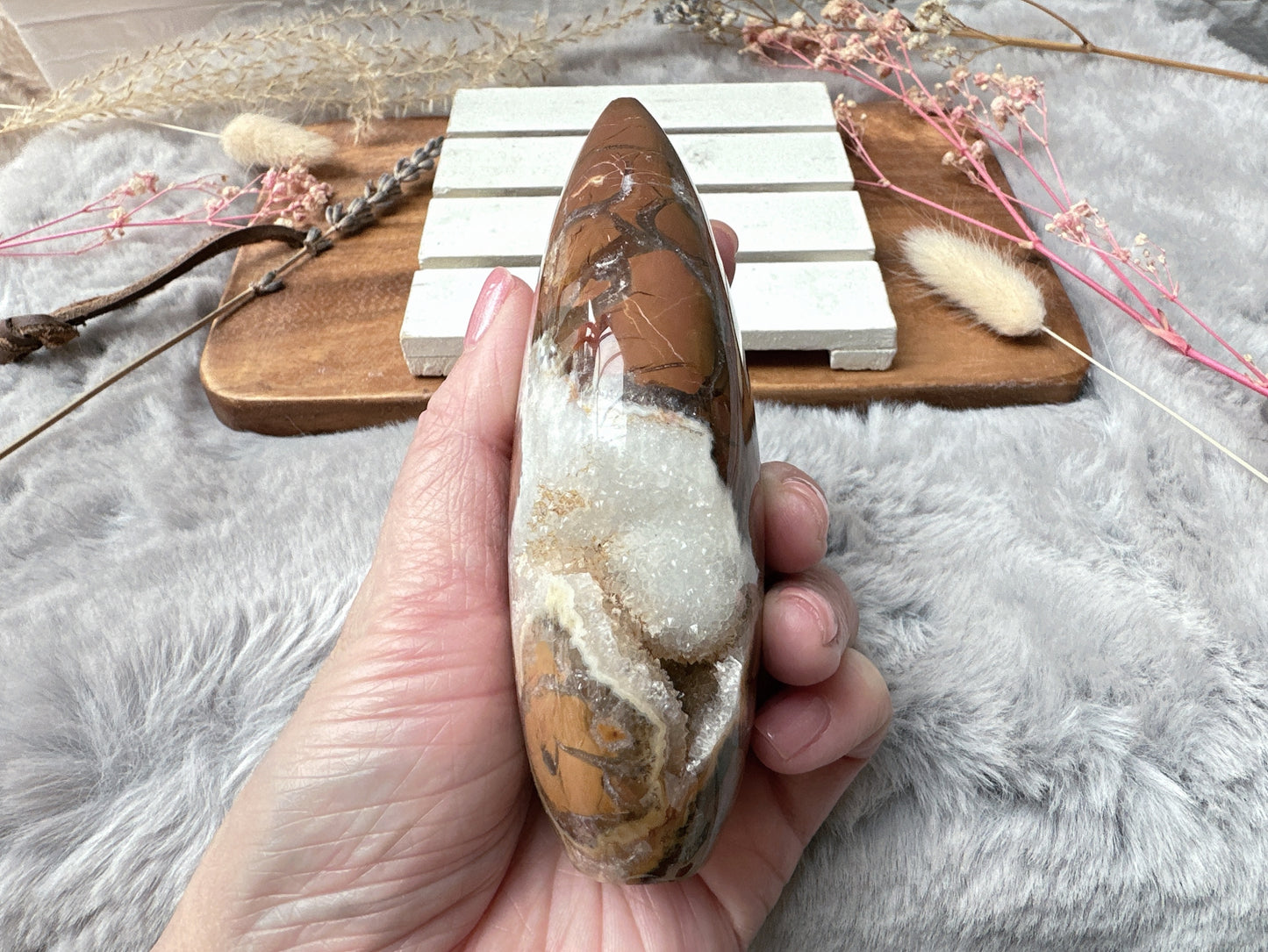Brecciated Jasper Flame