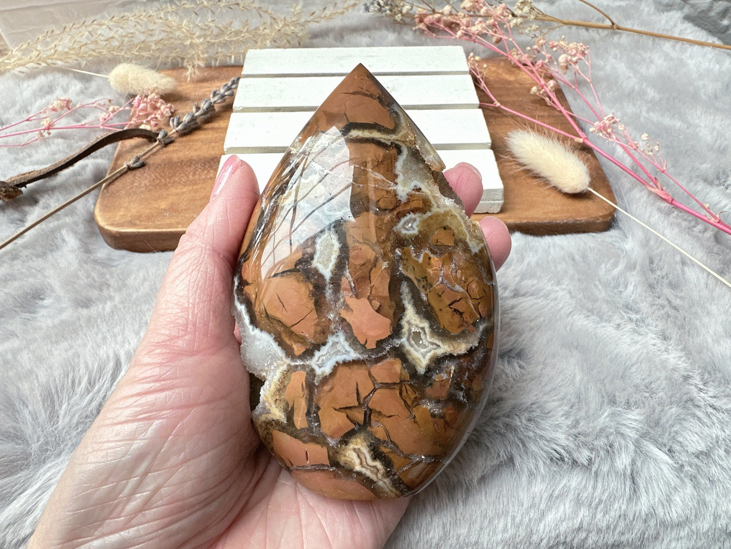 Brecciated Jasper Flame