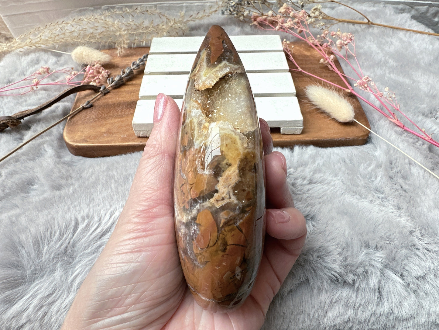 Brecciated Jasper Flame