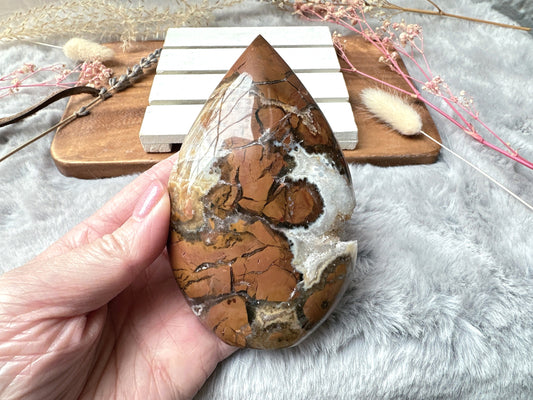 Brecciated Jasper Flame
