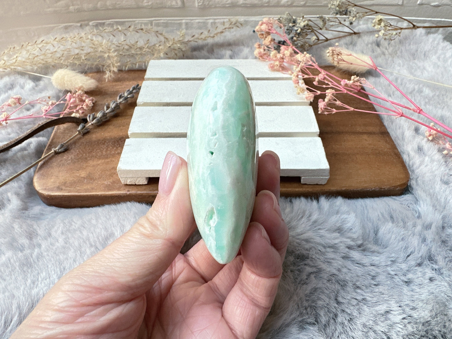 Caribbean Calcite Heart
