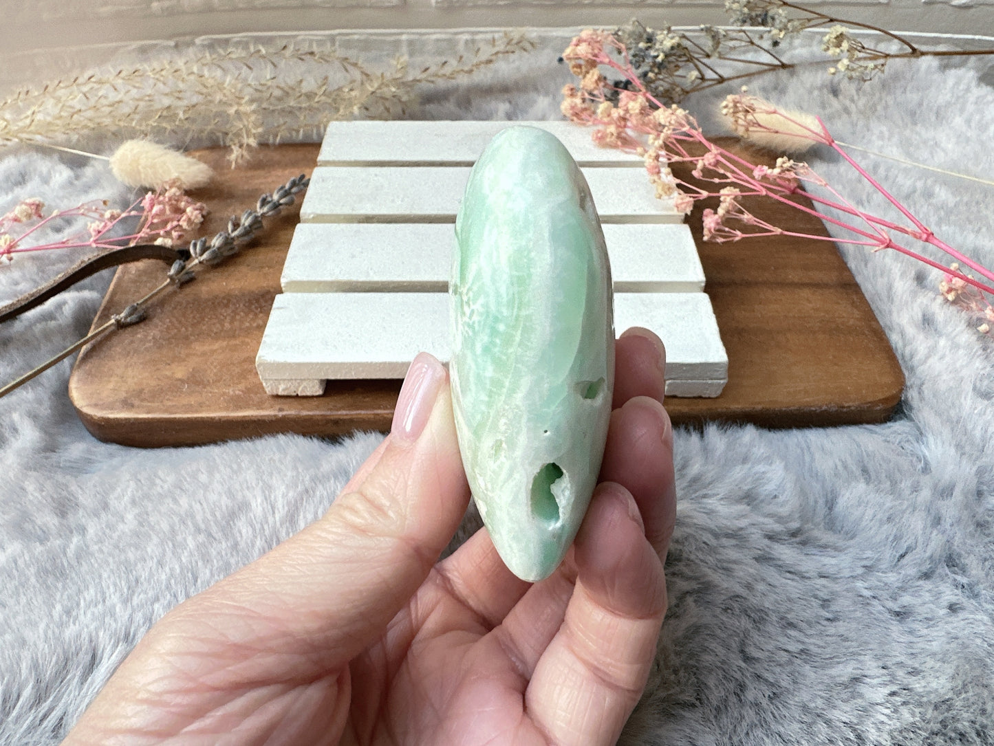 Caribbean Calcite Heart