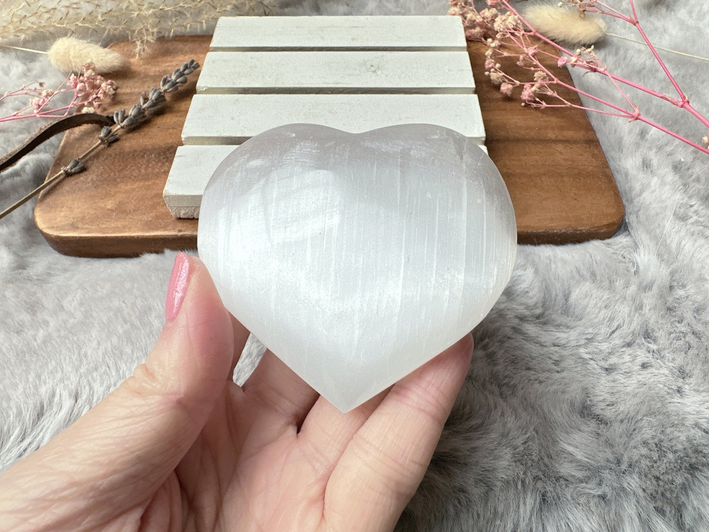 Selenite Heart