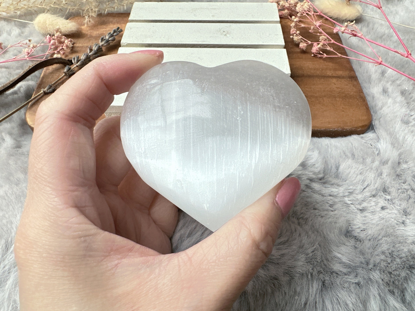 Selenite Heart