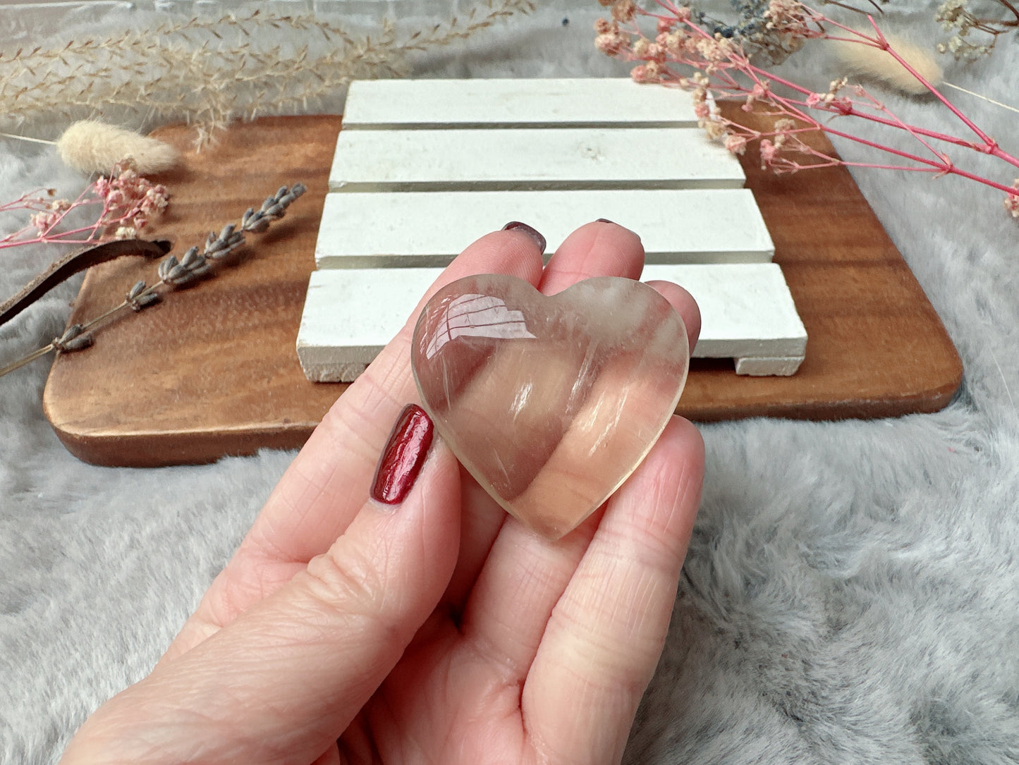 Small Fluorite Heart