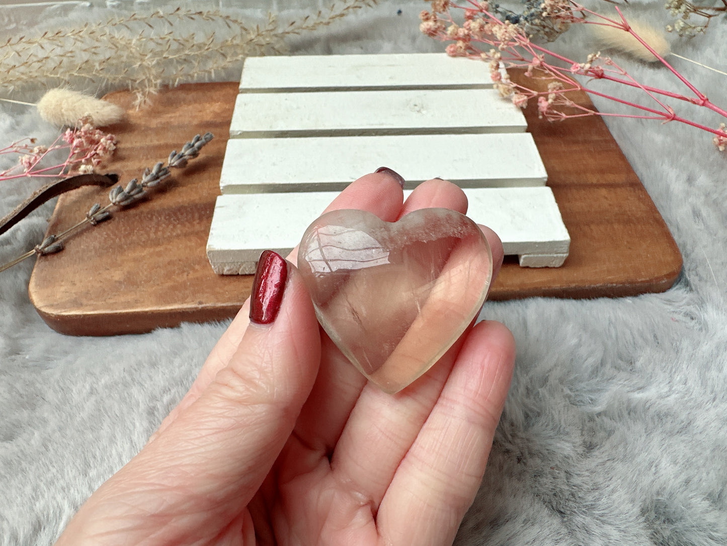 Small Fluorite Heart