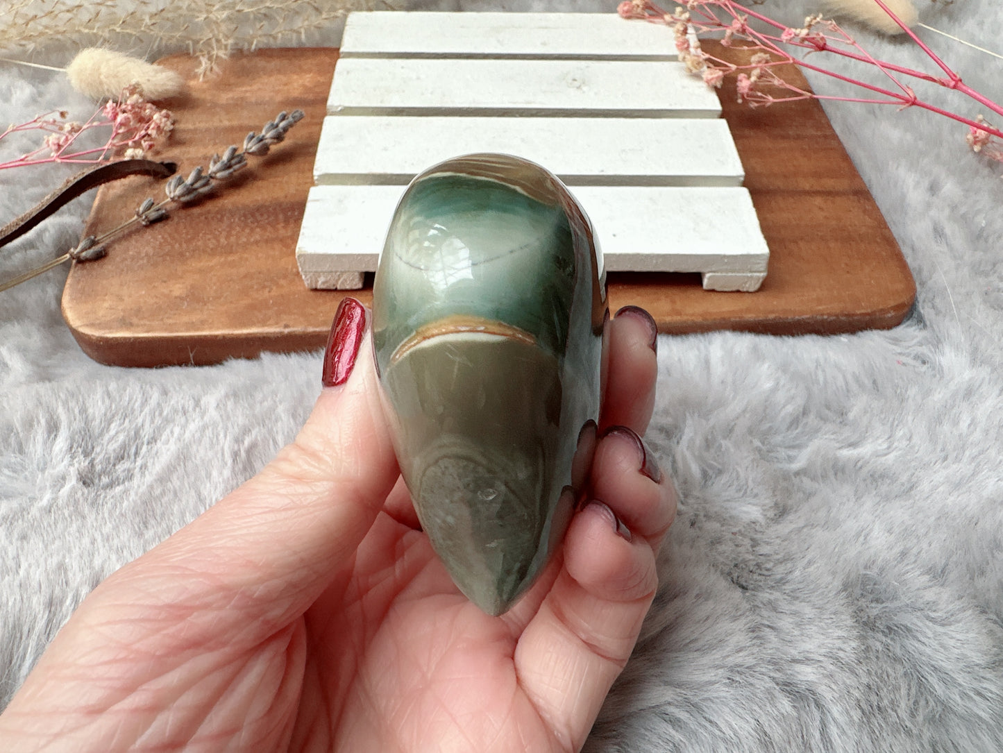 Polychrome Jasper Heart