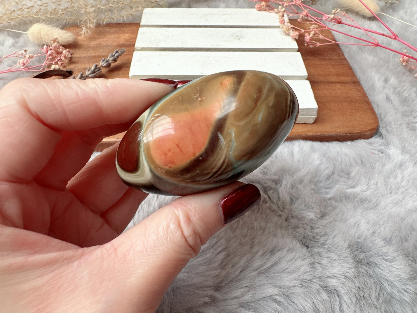 Polychrome Jasper Heart