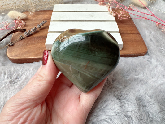 Polychrome Jasper Heart