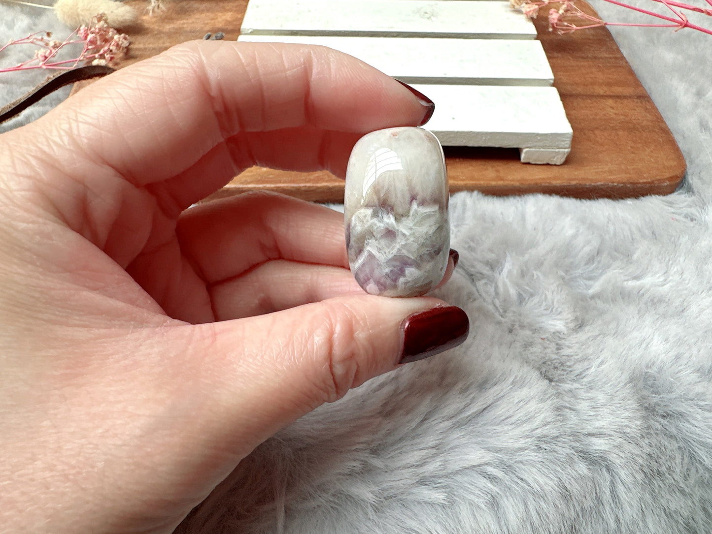 Chevron Amethyst Tumble