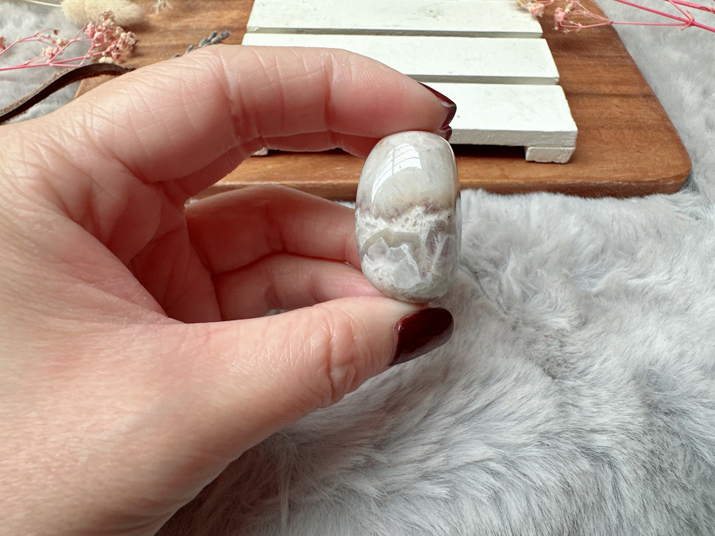 Chevron Amethyst Tumble