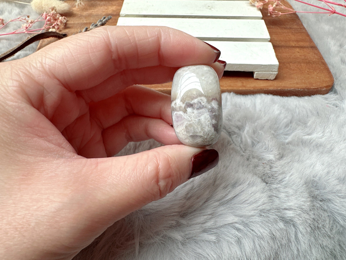 Chevron Amethyst Tumble