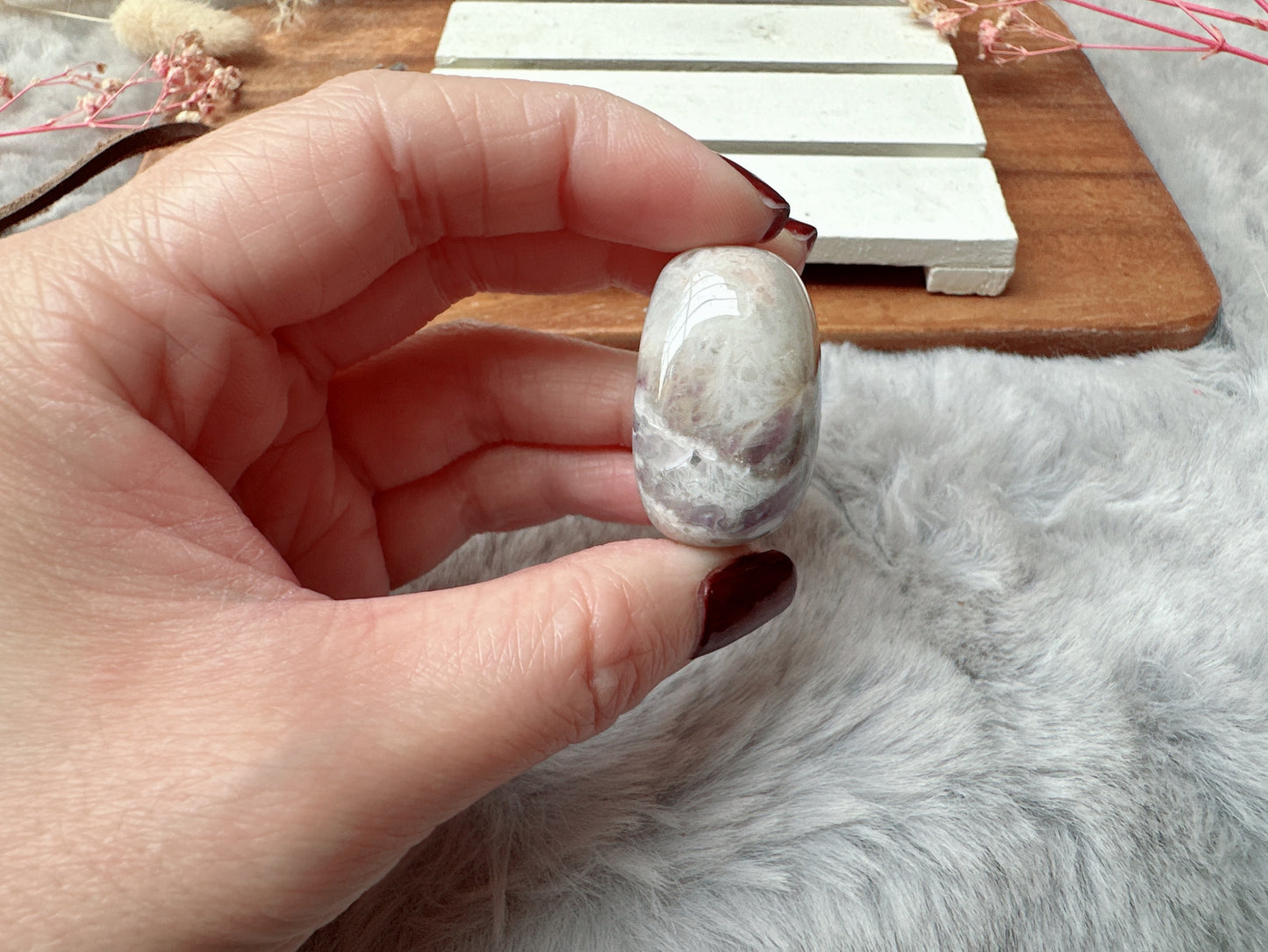 Chevron Amethyst Tumble