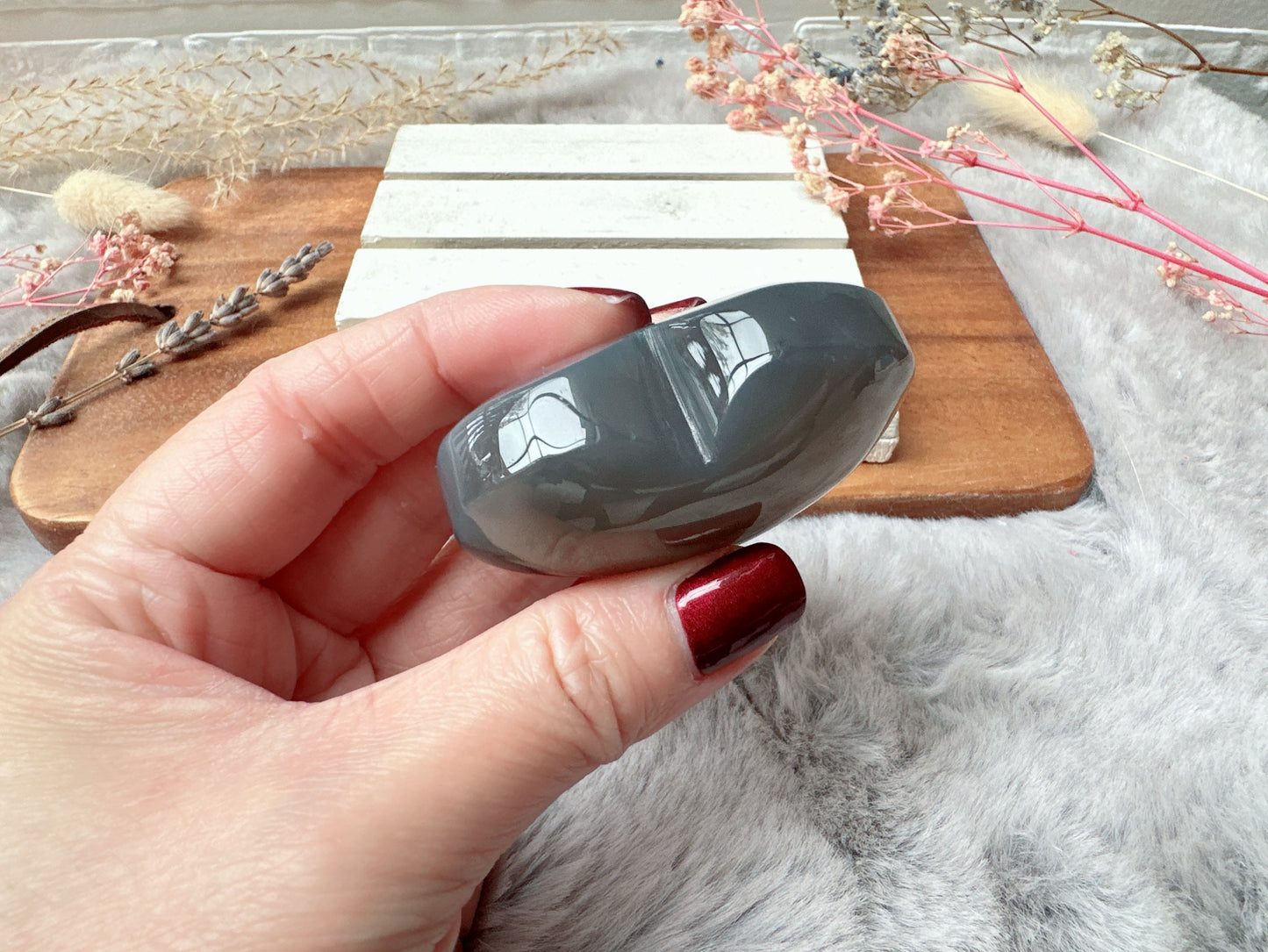 Botswana Agate Heart