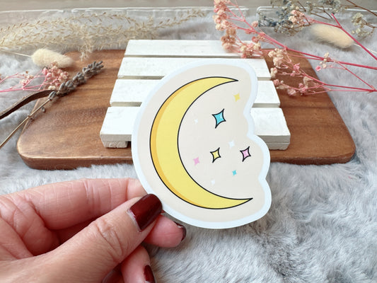 Crescent Moon Sticker