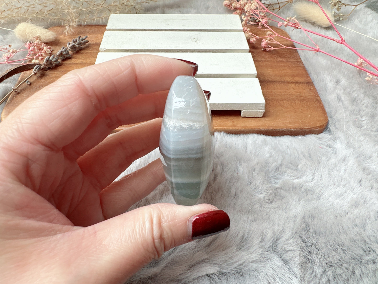Botswana Agate Heart