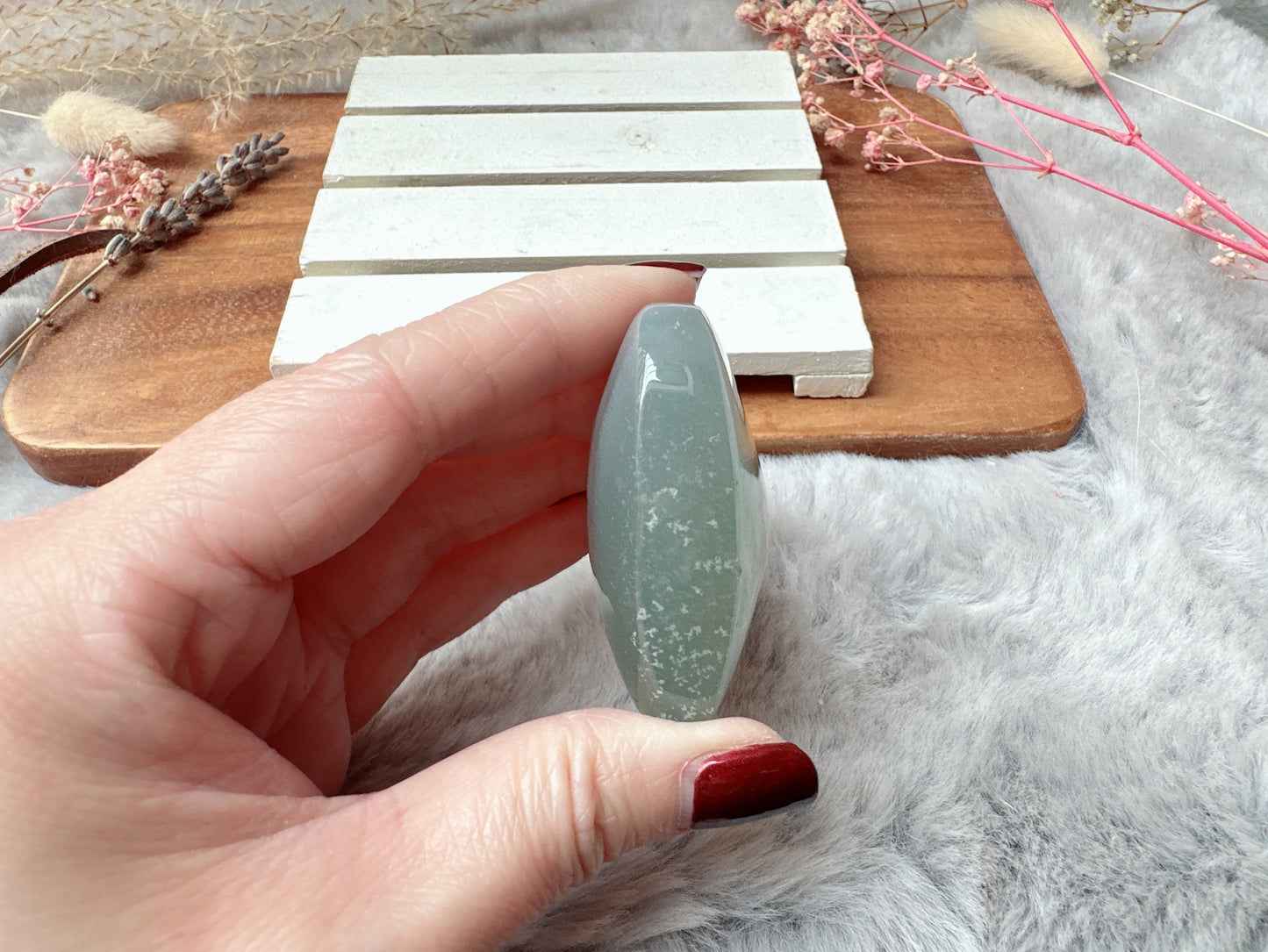 Botswana Agate Heart