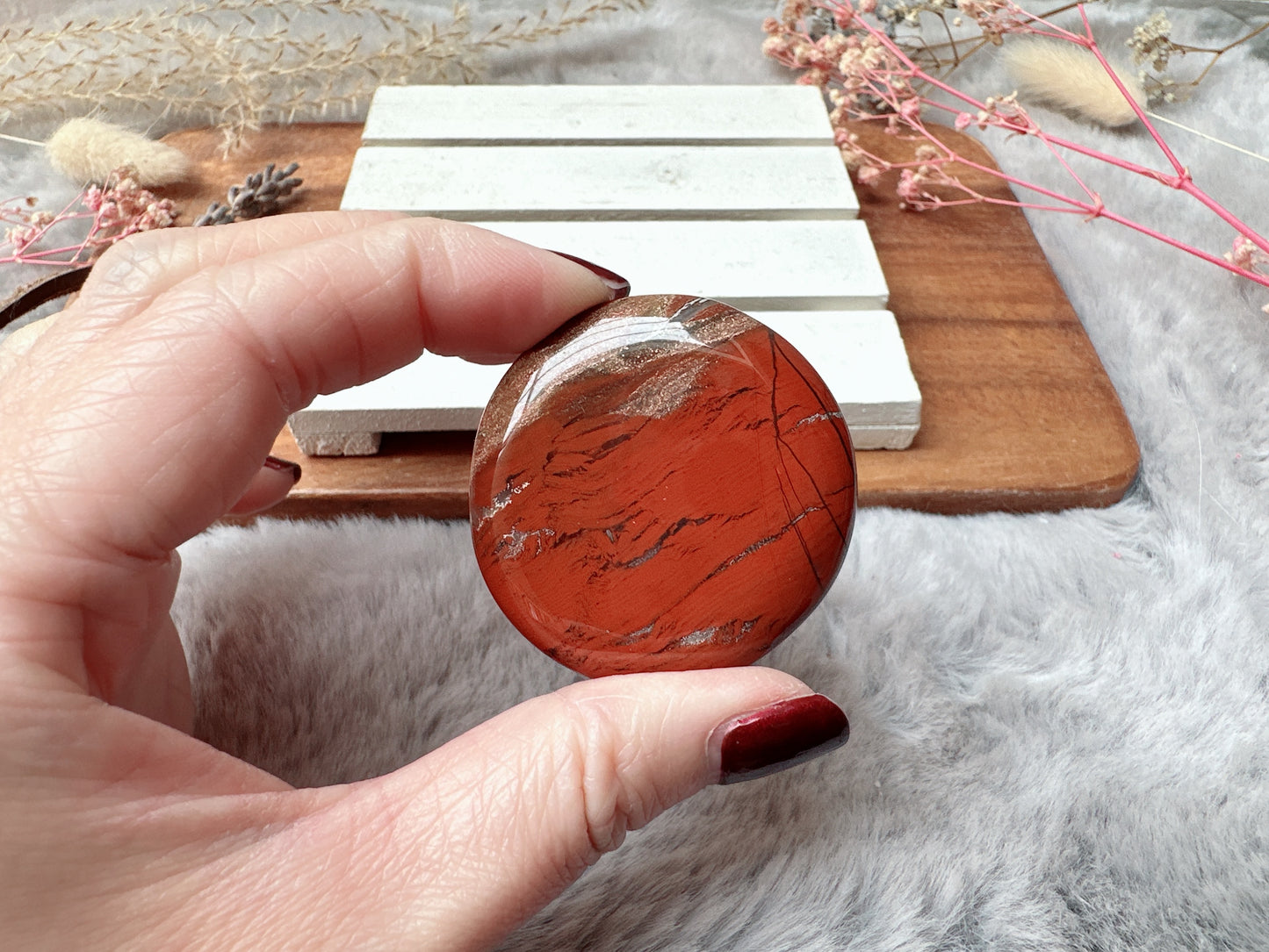 Brecciated Jasper Flat Stone