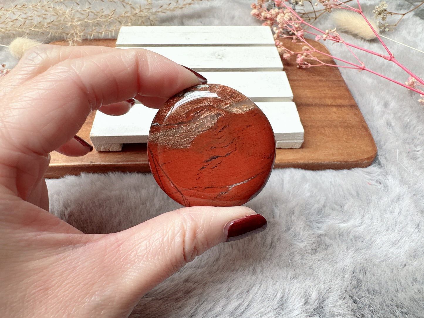 Brecciated Jasper Flat Stone