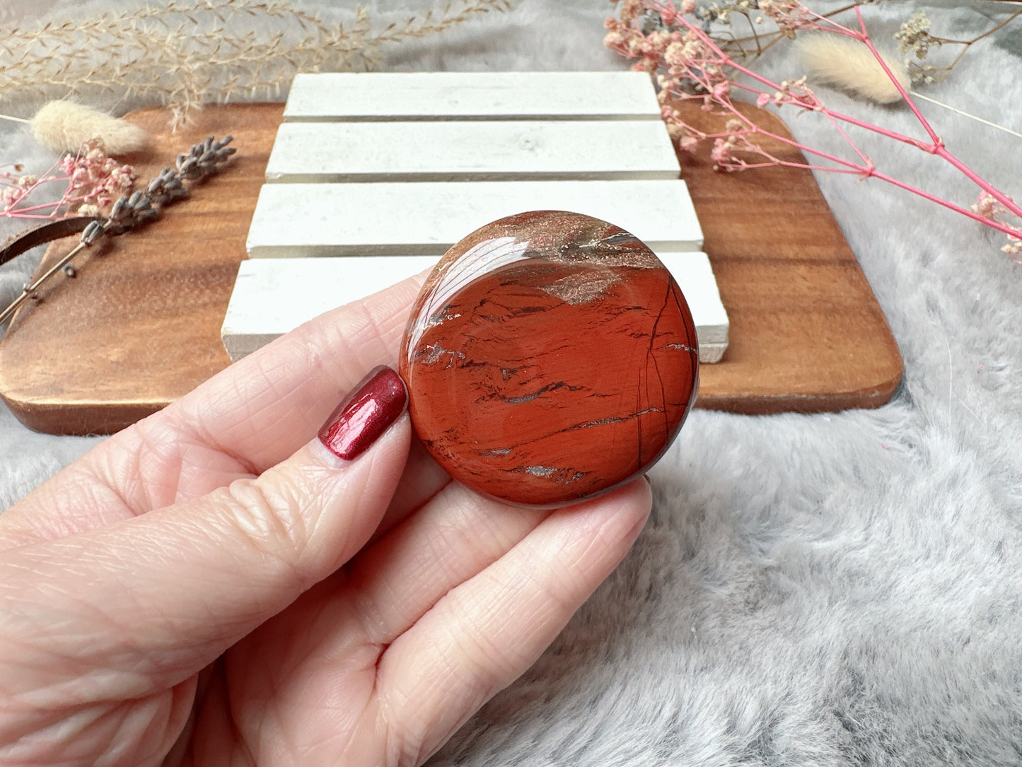 Brecciated Jasper Flat Stone