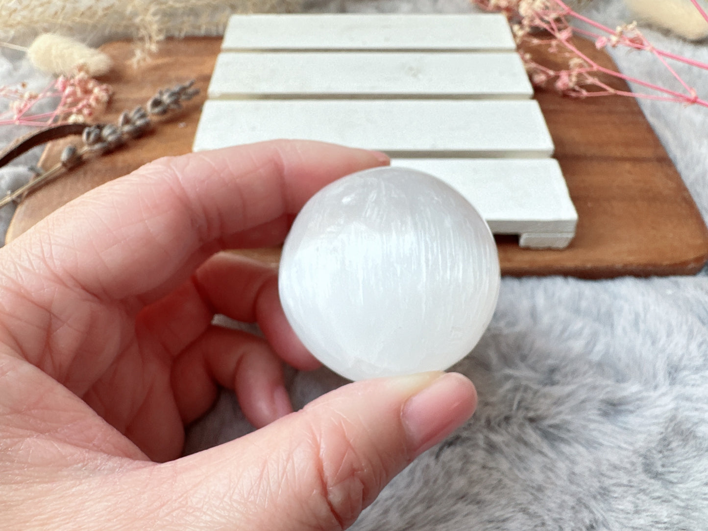 Small Selenite Sphere