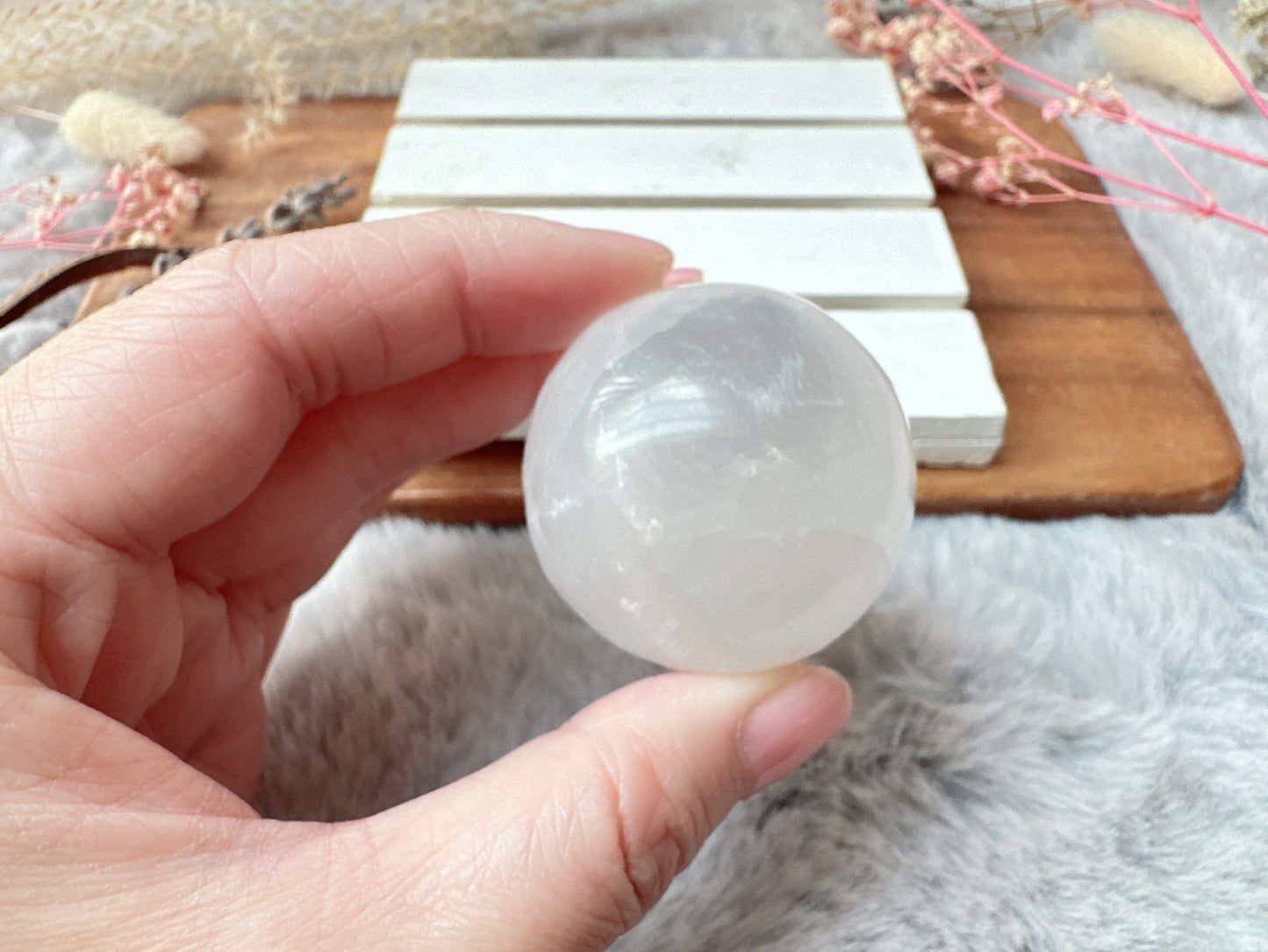 Small Selenite Sphere