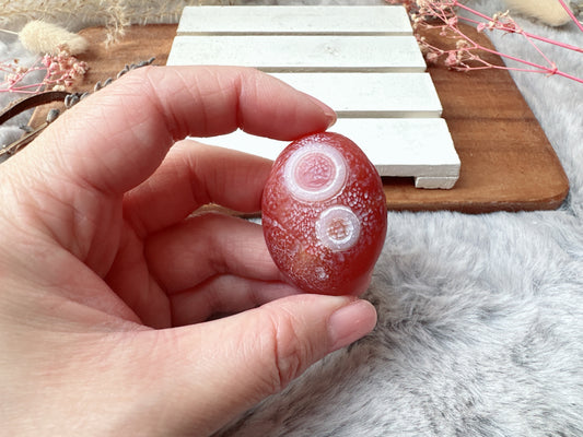Small Gobi Agate Palm Stone
