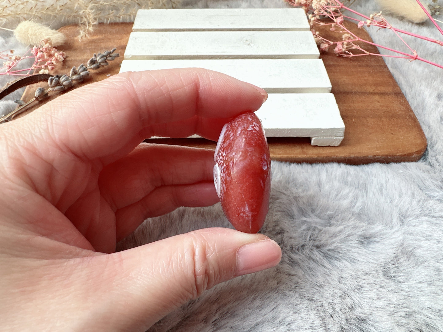 Small Gobi Agate Palm Stone