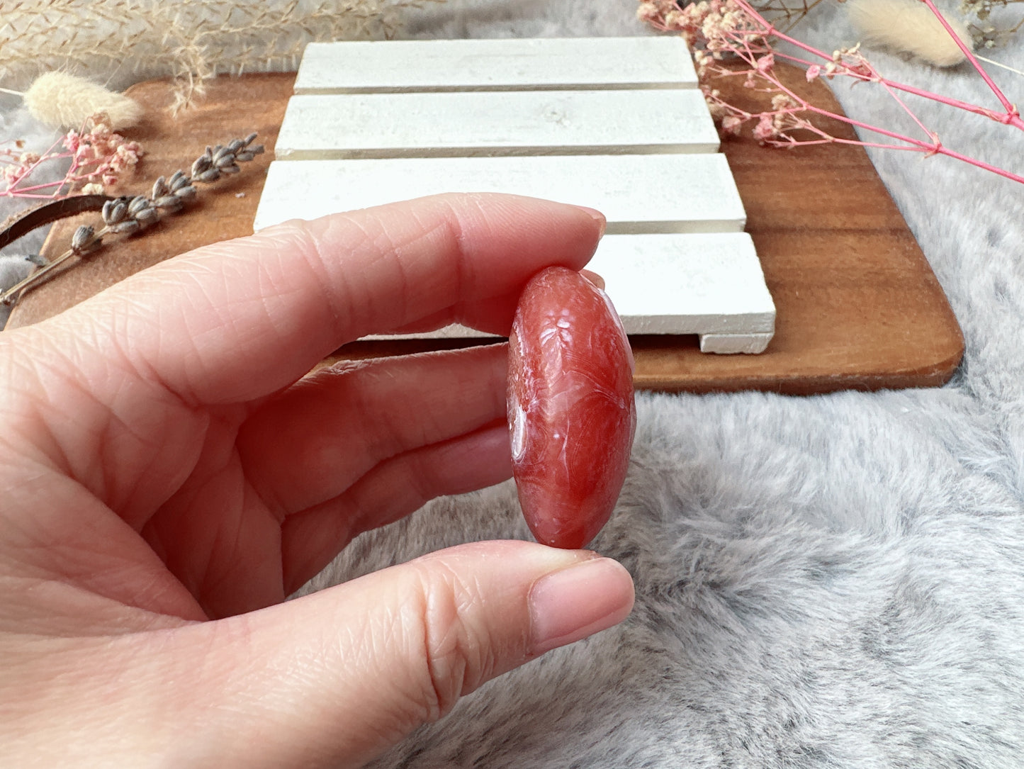 Small Gobi Agate Palm Stone