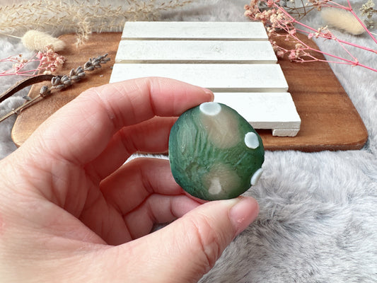 Small Gobi Agate Palm Stone