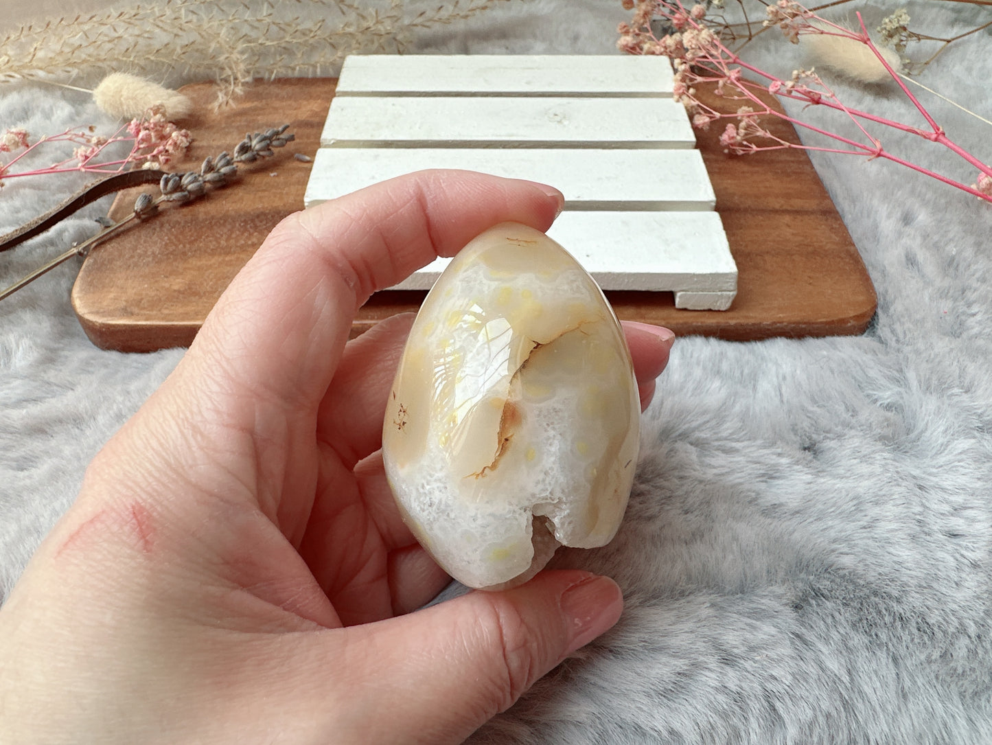 Small Agate Druzy Egg