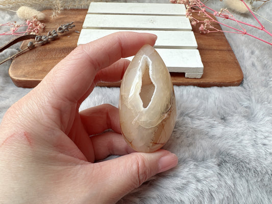 Small Agate Druzy Egg