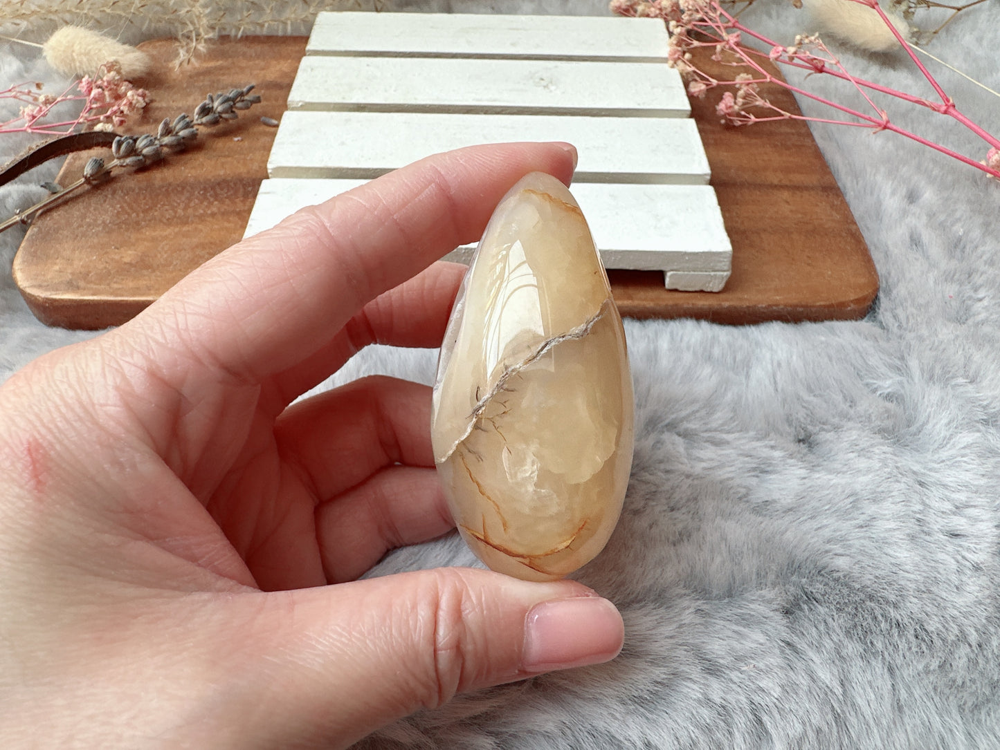 Small Agate Druzy Egg